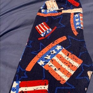 Fourth of July lularoe leggings
